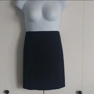 Express A line pencil skirt Business Casual Black 6 minimalist